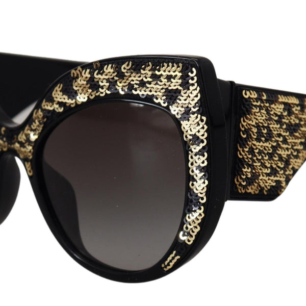 DOLCE &amp; GABBANA "Cat Eye" Sequin Sunglasses