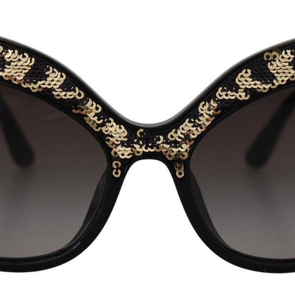 DOLCE &amp; GABBANA "Cat Eye" Sequin Sunglasses