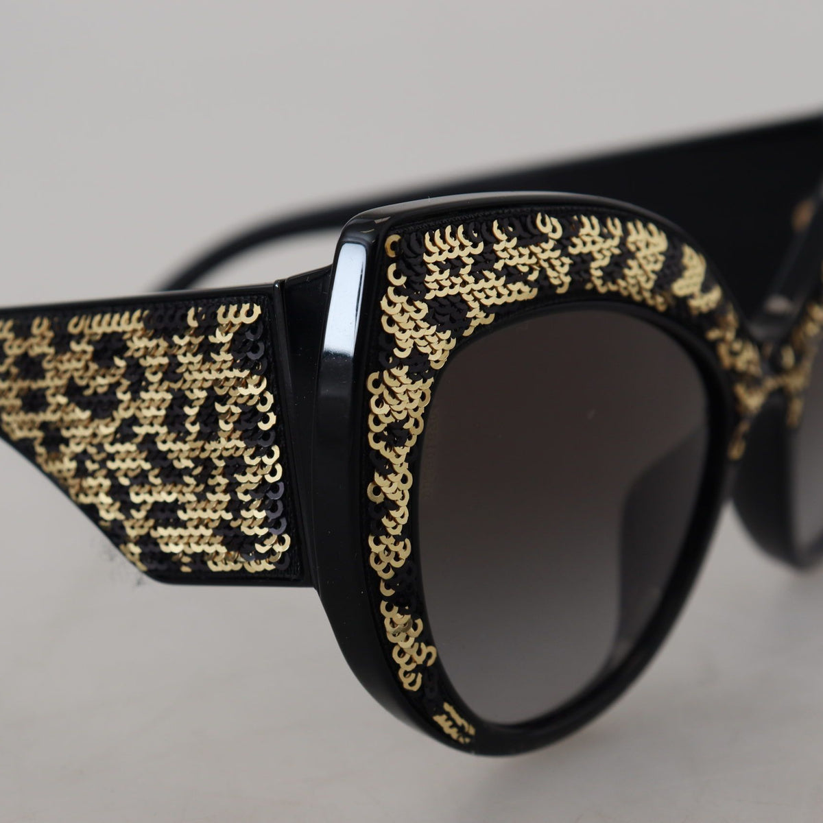 DOLCE & GABBANA Lunettes de Soleil "Cat Eye" Sequins