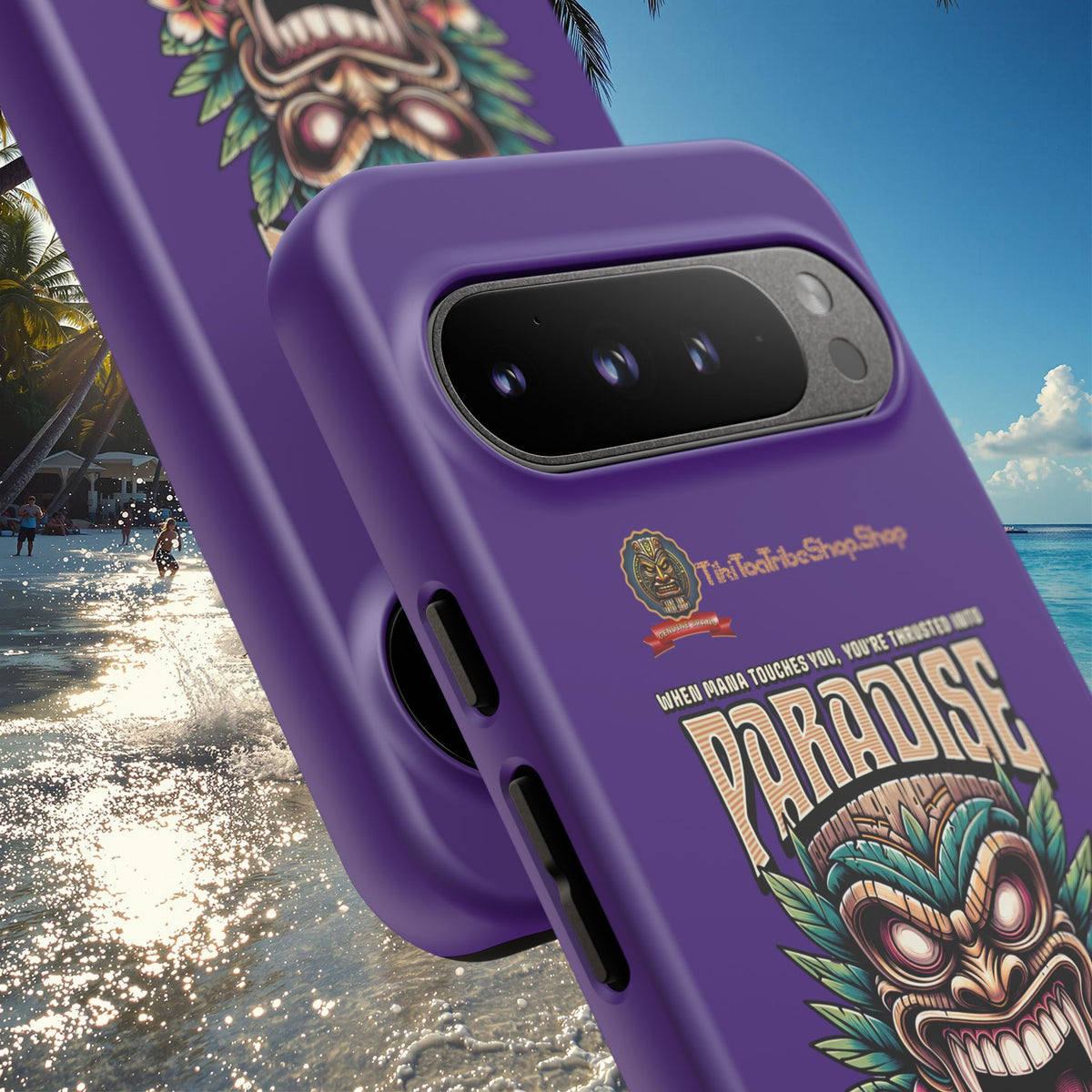 Tahiti – Coque Antichoc Premium Tiki Royal