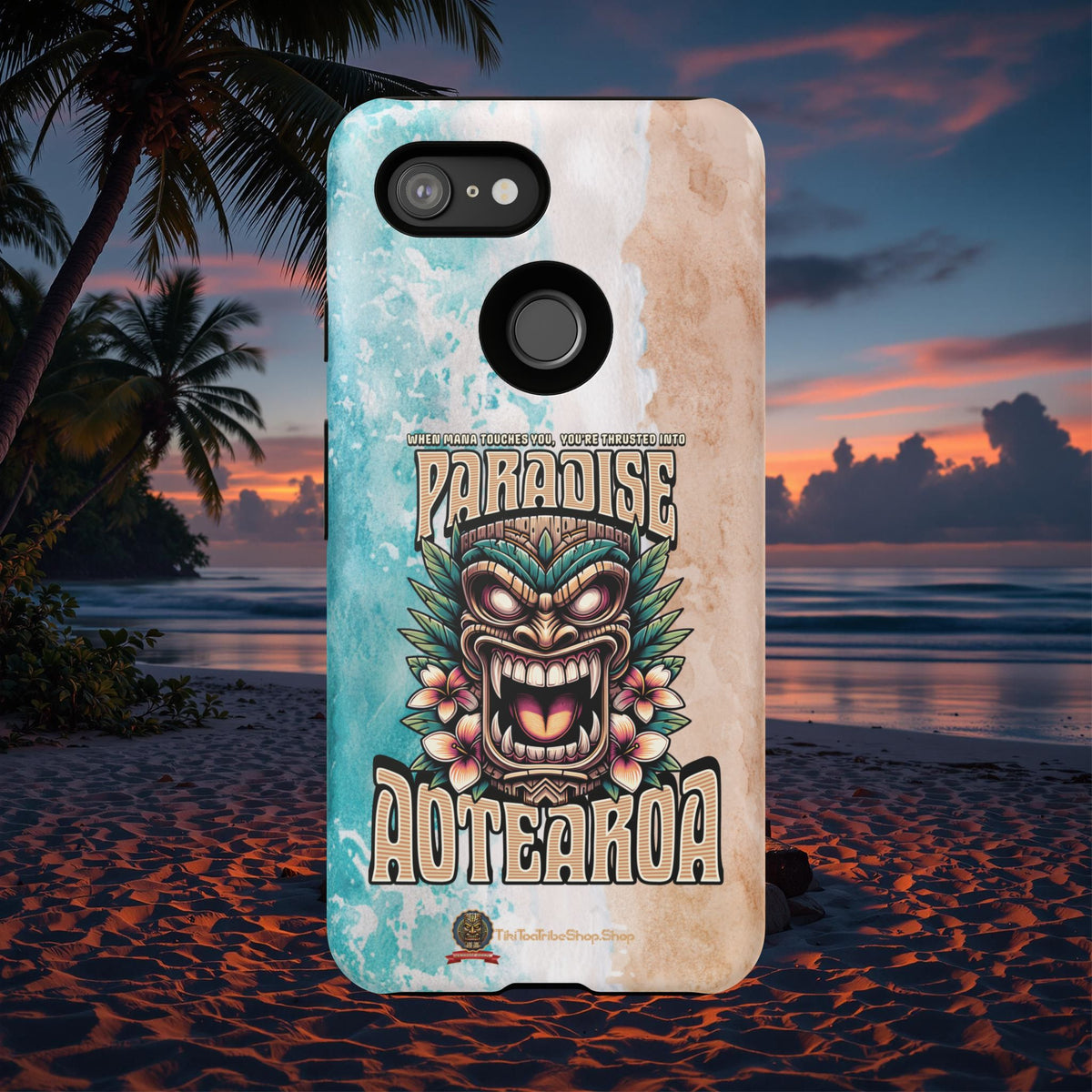Aotearoa – Coque Antichoc Tiki Maori & Mana Ancestral