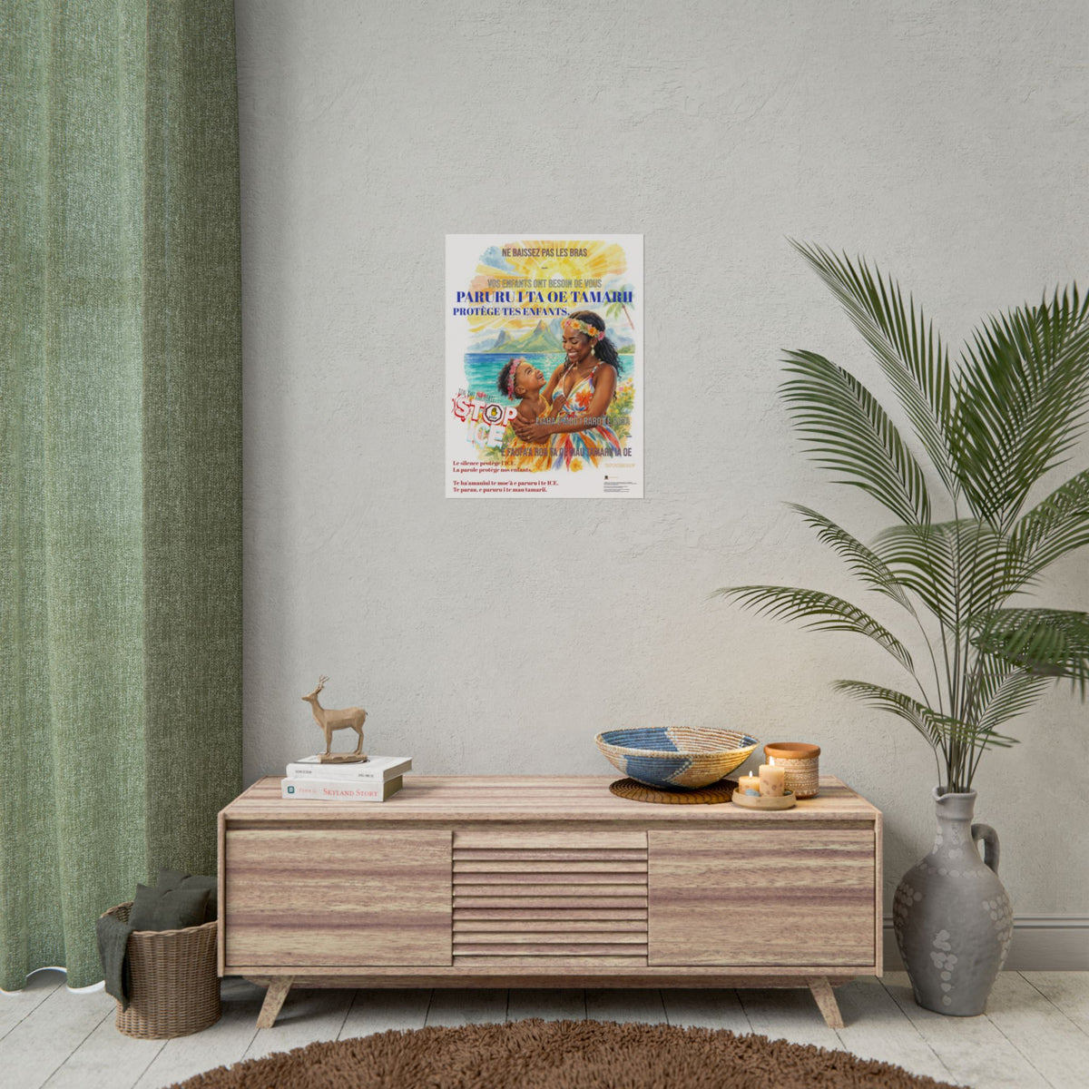Posters Anti-ICE Polynésie – Affiches de Sensibilisation Contre la Drogue “Paruru i te ora – Brisons les chaînes de l’ICE”