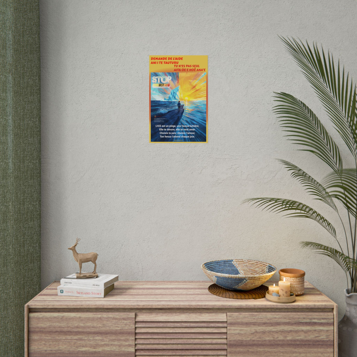Posters Anti-ICE Polynésie – Affiches de Sensibilisation Contre la Drogue “Paruru i te ora – Brisons les chaînes de l’ICE”