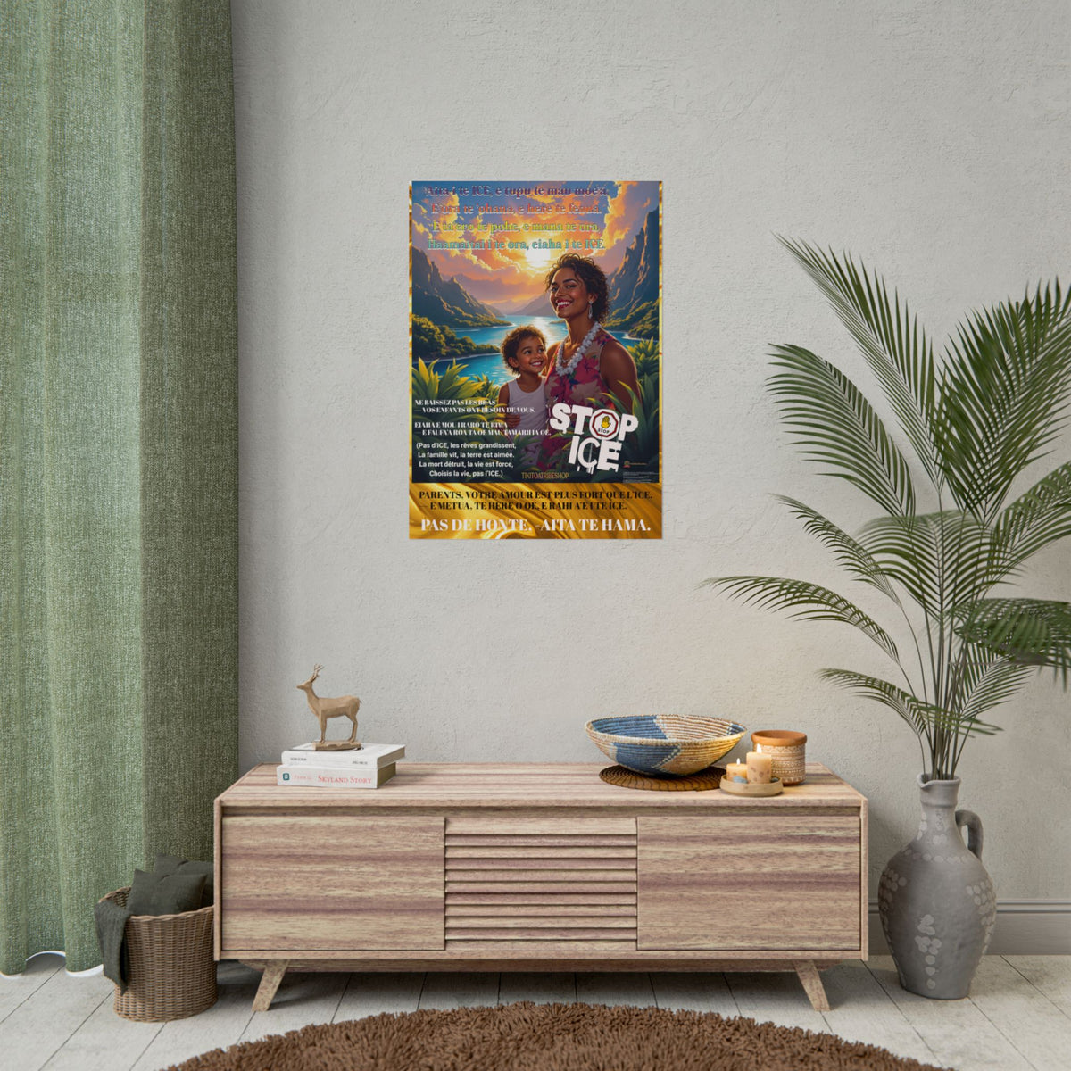 Posters Anti-ICE Polynésie – Affiches de Sensibilisation Contre la Drogue “Paruru i te ora – Brisons les chaînes de l’ICE”