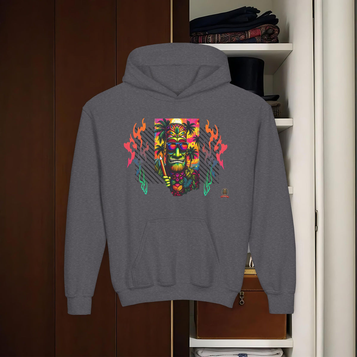 THE TIKI SPIRIT - Thick hooded sweatshirt for youth
