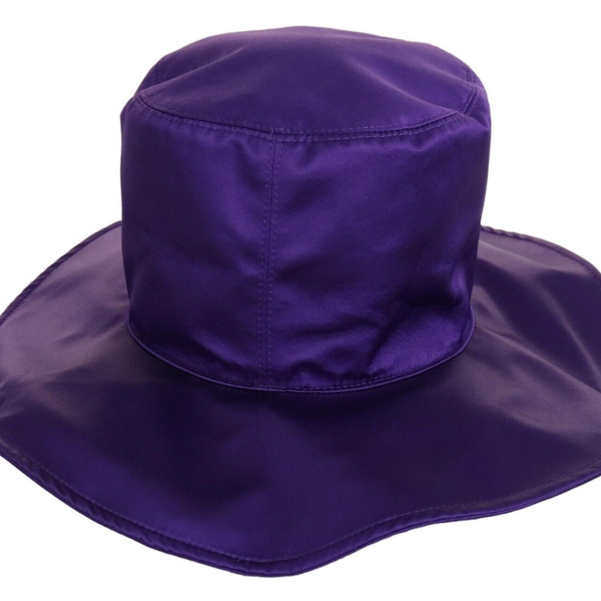 Dolce &amp; Gabbana Elegant Purple Silk Top Hat