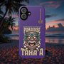 Tahaa – Coque Antichoc Premium « Tiki Féroce » | Design Tribal & Protection Maximale