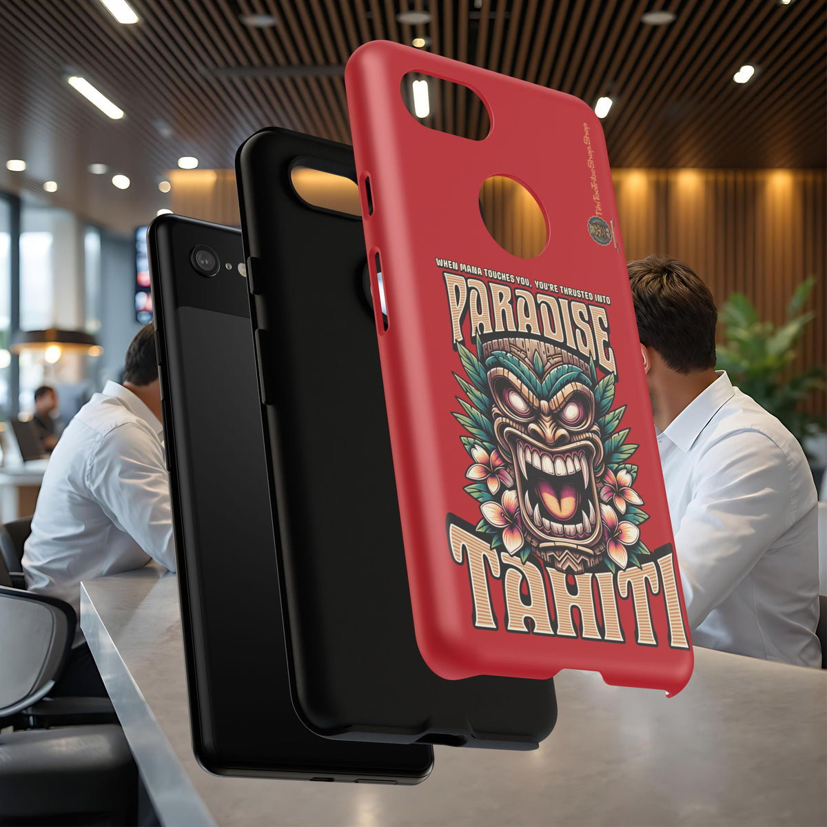 Tahiti – Coque Antichoc Premium Tiki Royal