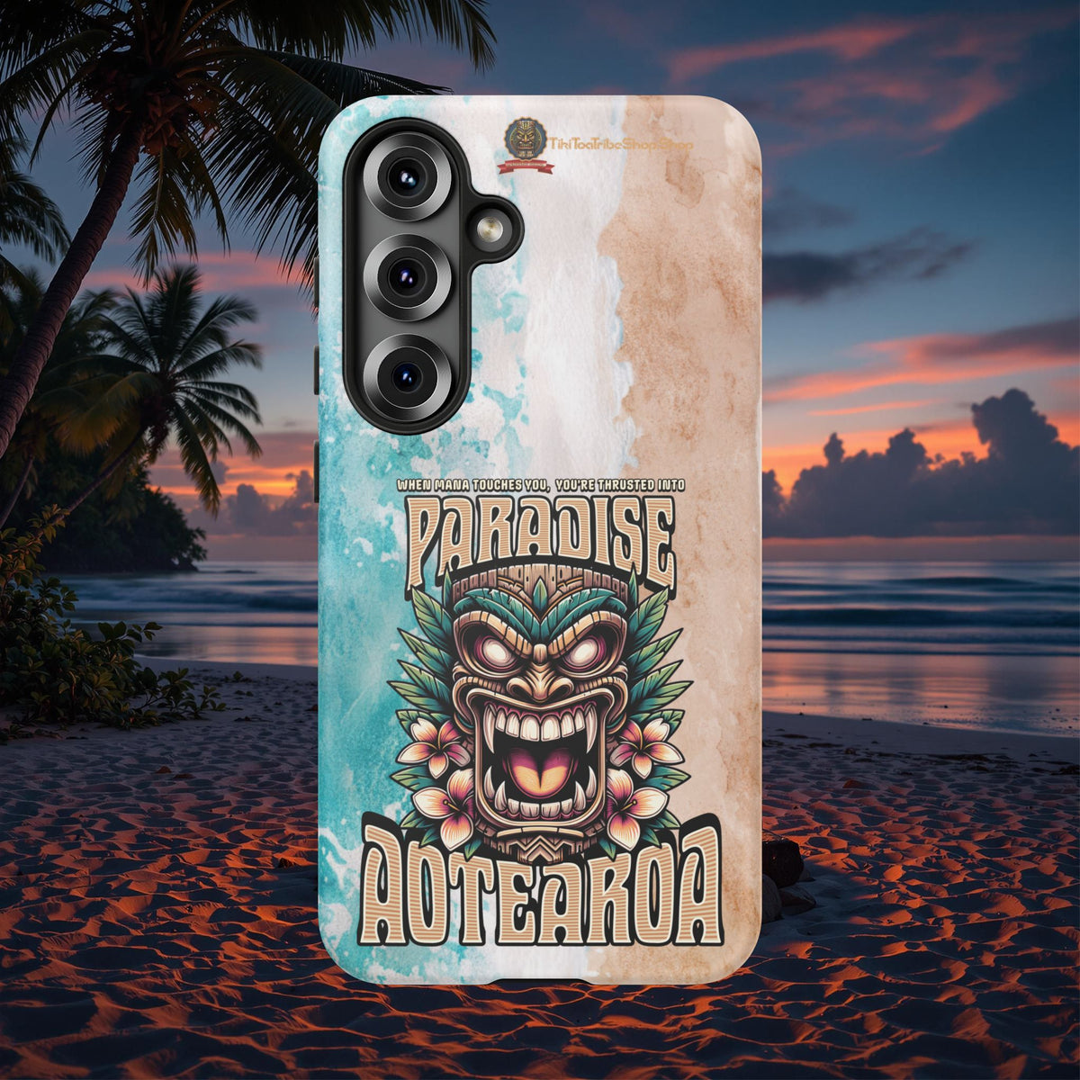 Aotearoa – Coque Antichoc Tiki Maori & Mana Ancestral
