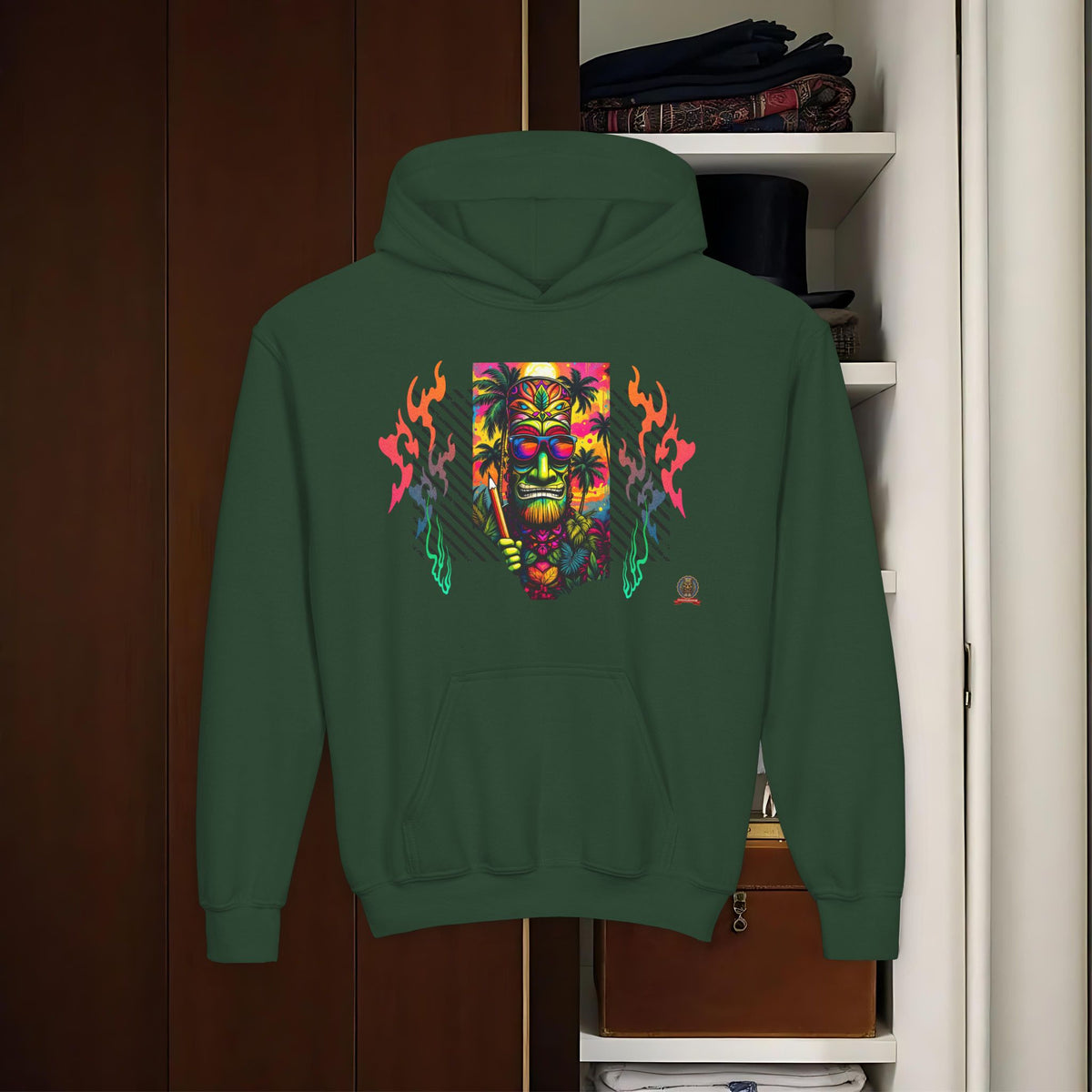 THE TIKI SPIRIT - Thick hooded sweatshirt for youth