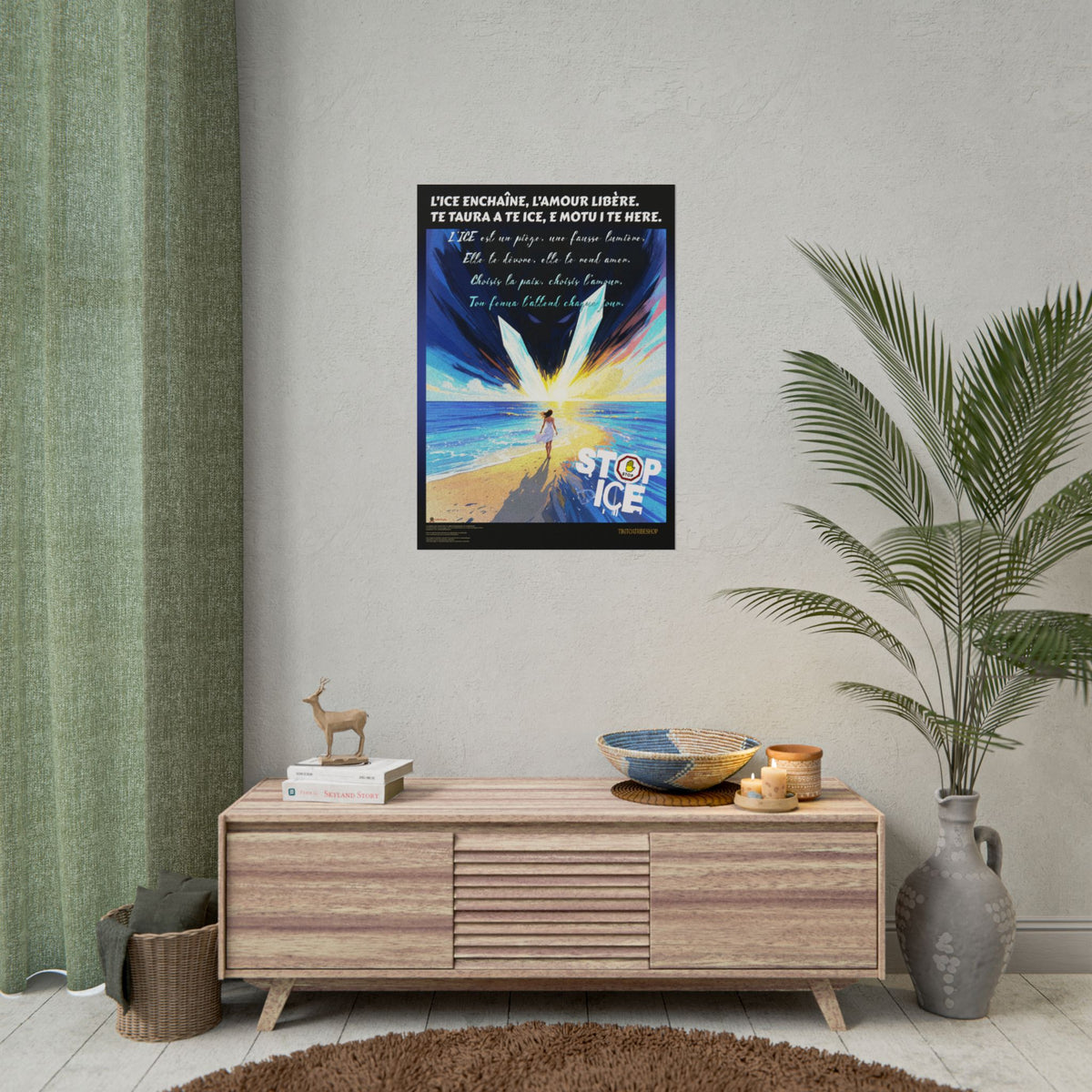 Posters Anti-ICE Polynésie – Affiches de Sensibilisation Contre la Drogue “Paruru i te ora – Brisons les chaînes de l’ICE”