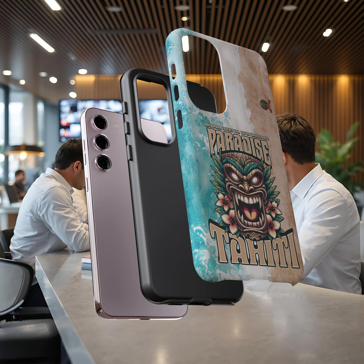 Tahiti – Coque Antichoc Premium Tiki Royal