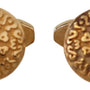 Boutons de Manchette Dolce & Gabbana "Laiton Plaqué Or & Design Rond"