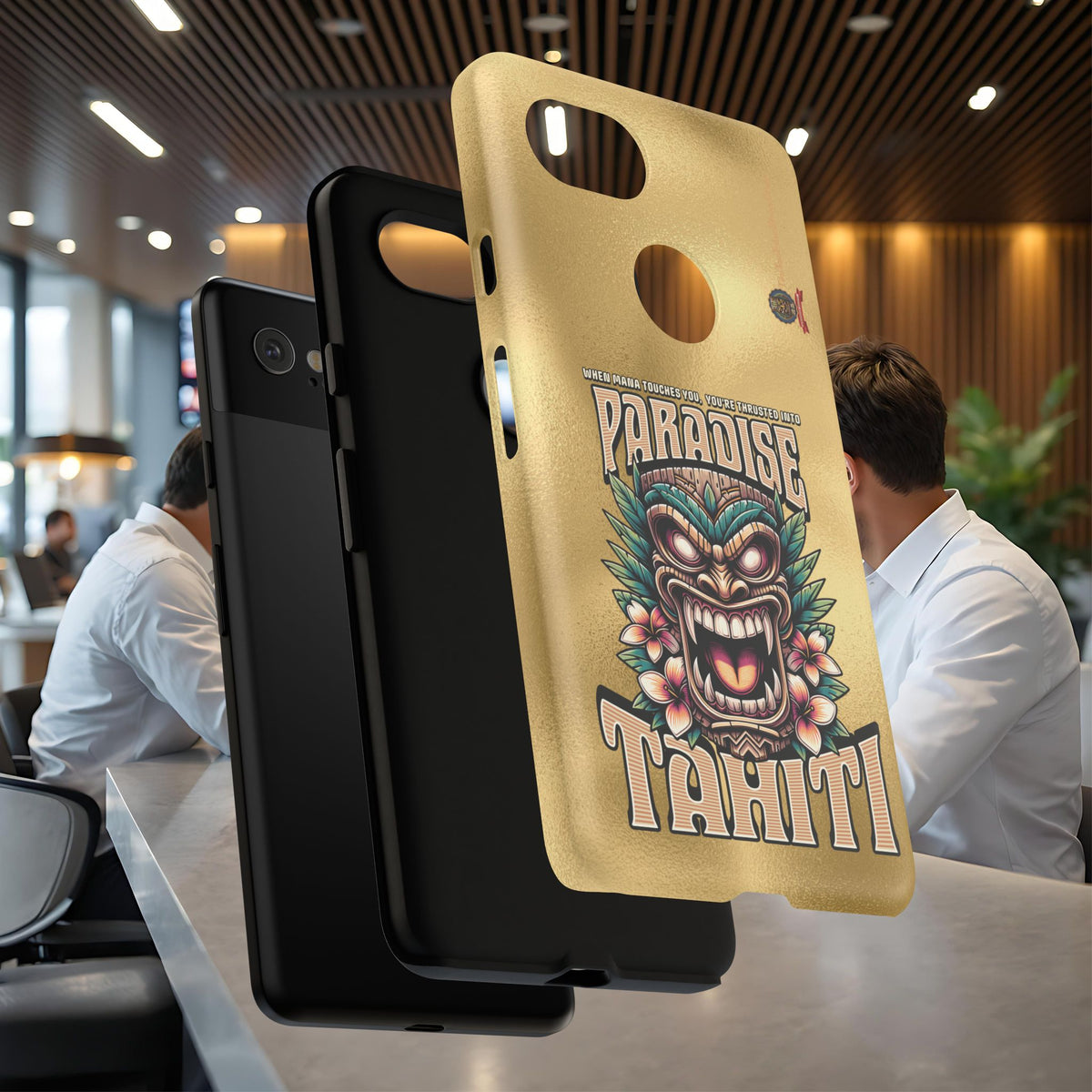 Tahiti – Coque Antichoc Premium Tiki Royal
