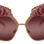 DOLCE & GABBANA Lunettes de Soleil "Rose Brodé"