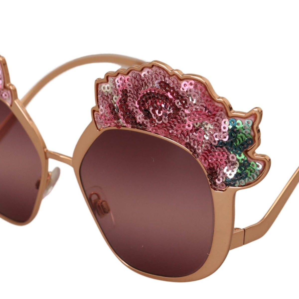 DOLCE & GABBANA Lunettes de Soleil "Rose Brodé"