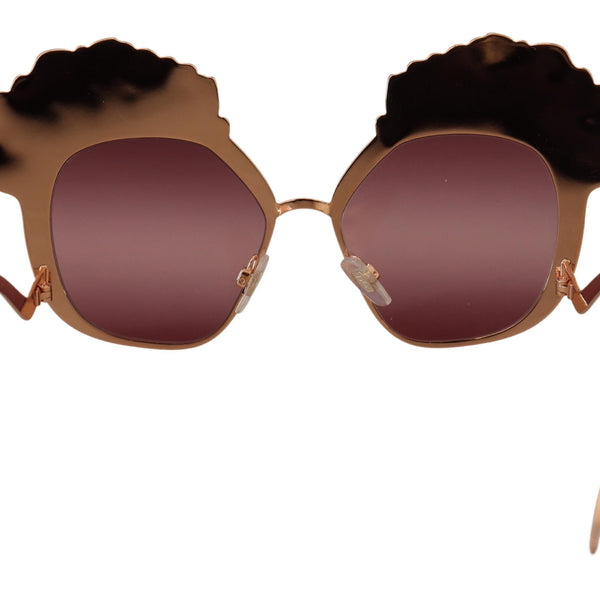 DOLCE &amp; GABBANA "Rose Embroidered" Sunglasses