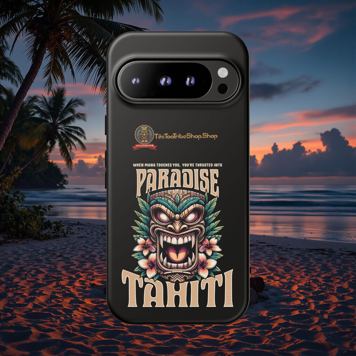 Tahiti – Coque Antichoc Premium Tiki Royal