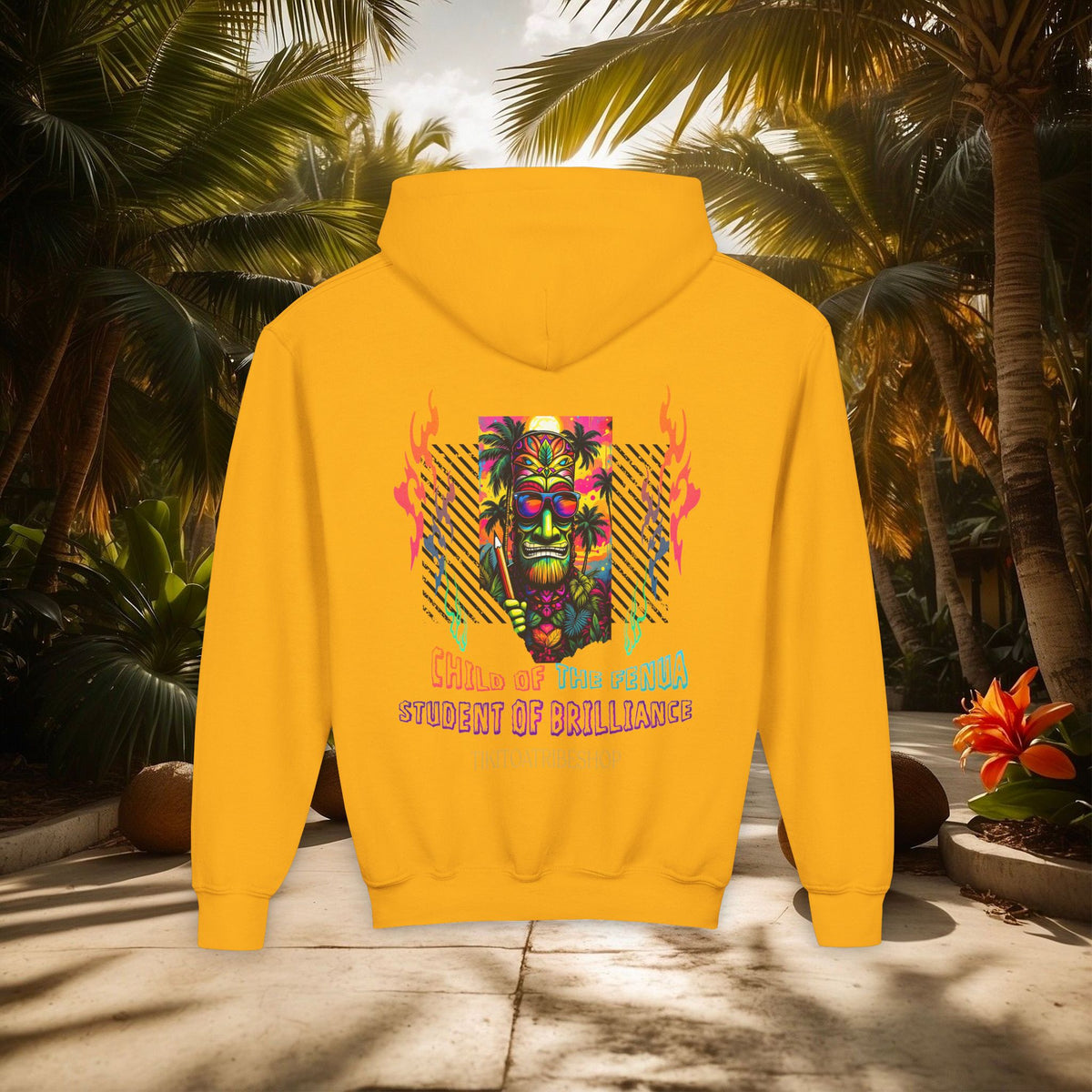 THE TIKI SPIRIT - Thick hooded sweatshirt for youth