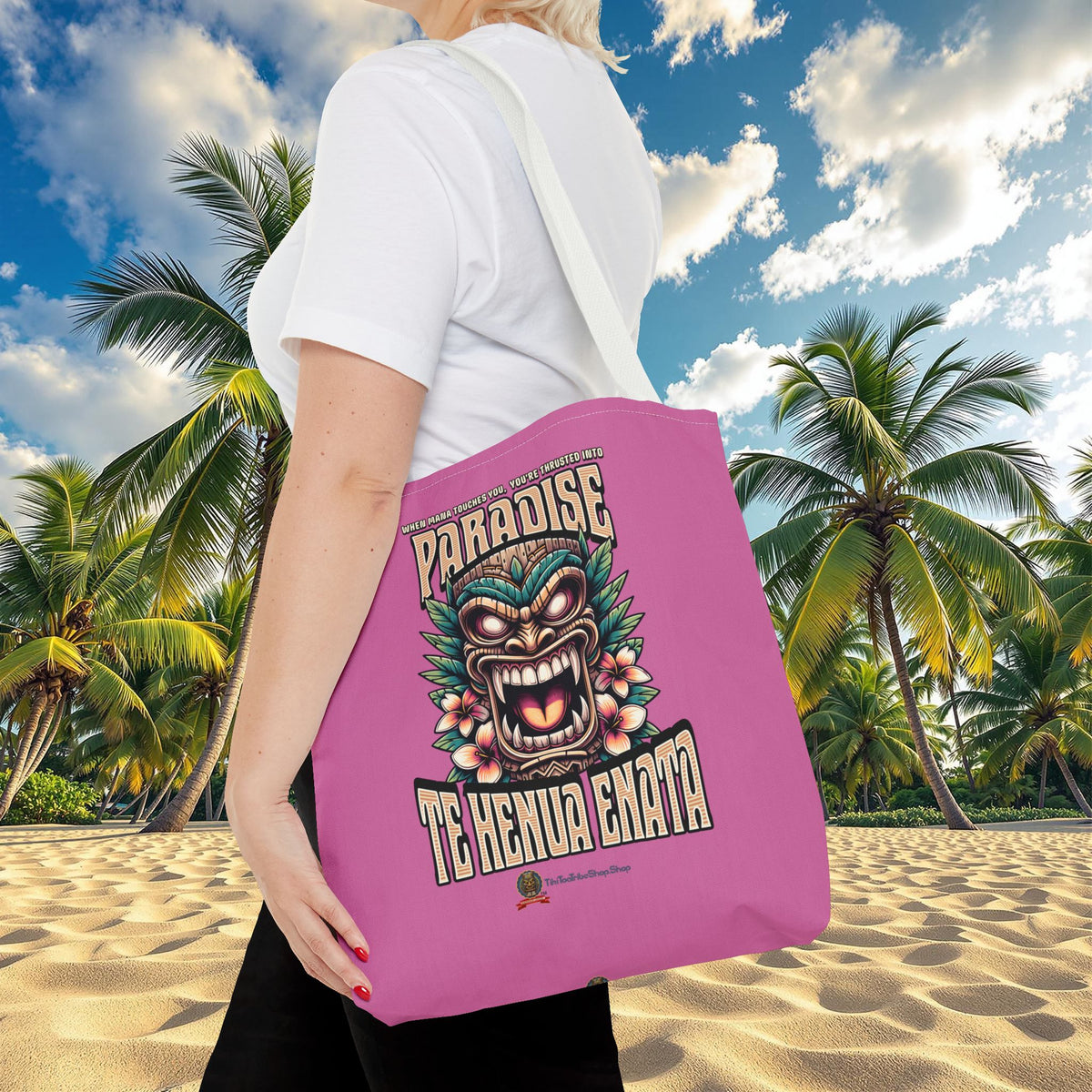 TE HENUA ENATA PARADISE Tote Bag