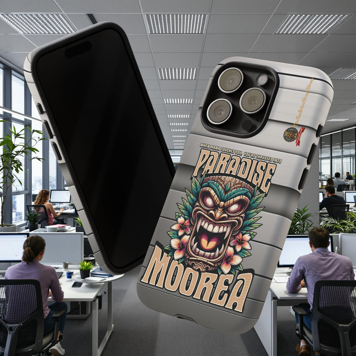Moorea – Coque Antichoc Premium Tiki Fenua