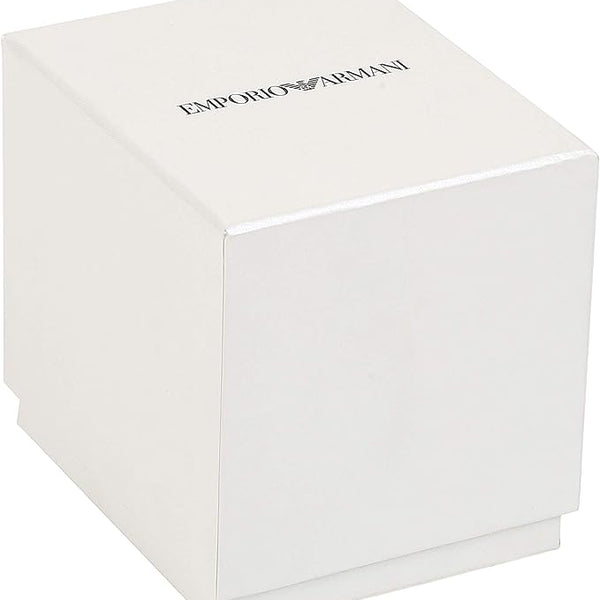 ARMANI Montre Femme "Gianni T-Bar" Emporio Armani PVD Or Rose et Cristaux