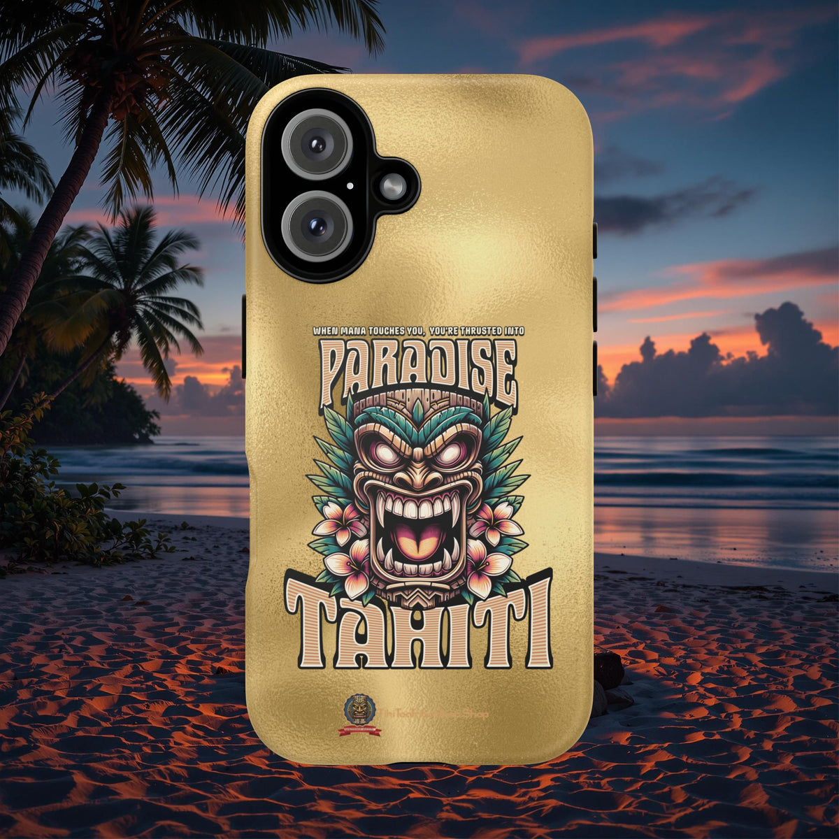 Tahiti – Coque Antichoc Premium Tiki Royal