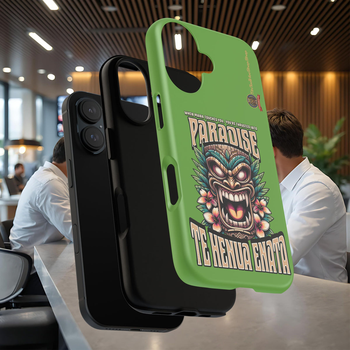 Te Henua Enata – Coque Antichoc Tiki Ancestral & Puissant