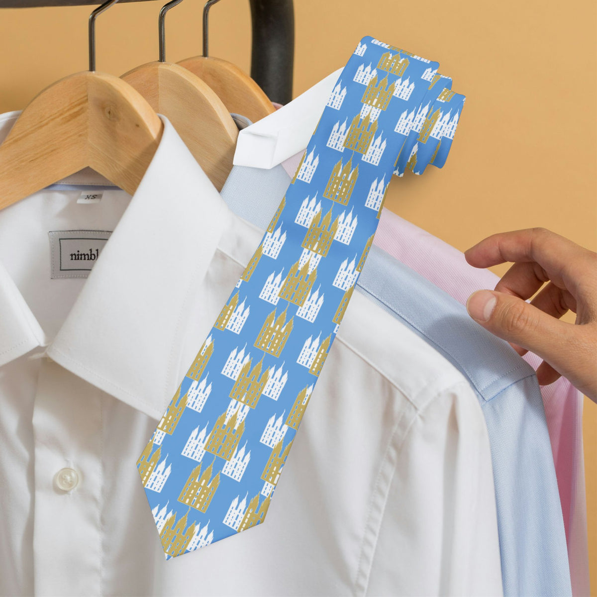 Elegant &amp; Distinguished Temple Tie 