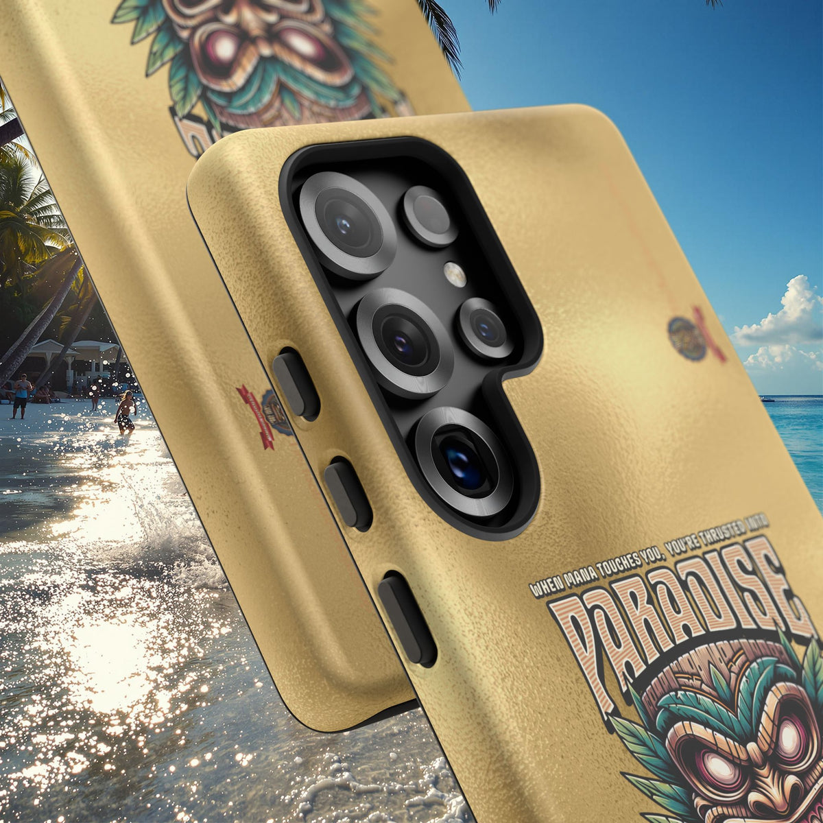 Tahiti – Coque Antichoc Premium Tiki Royal