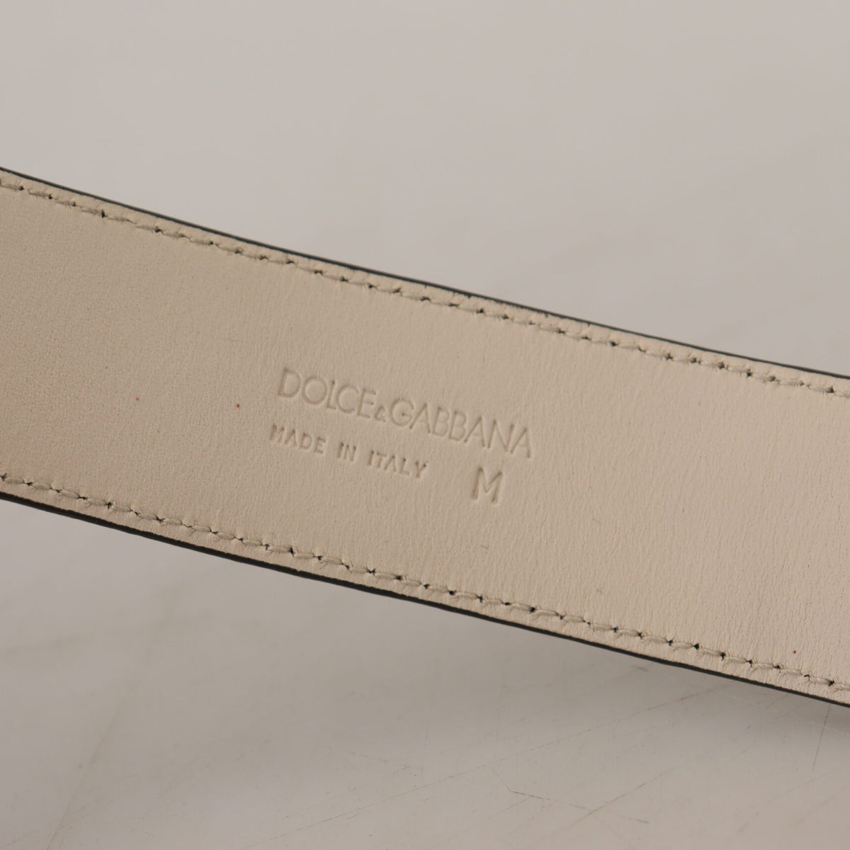 DOLCE &amp; GABBANA: Luxurious Black Leather Bracelet, Gold Clasp and Charms
