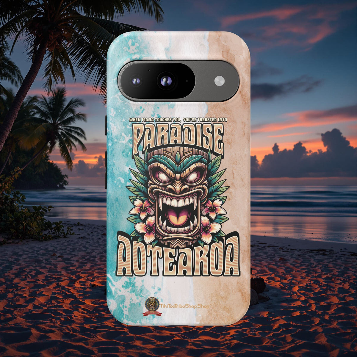 Aotearoa – Coque Antichoc Tiki Maori & Mana Ancestral