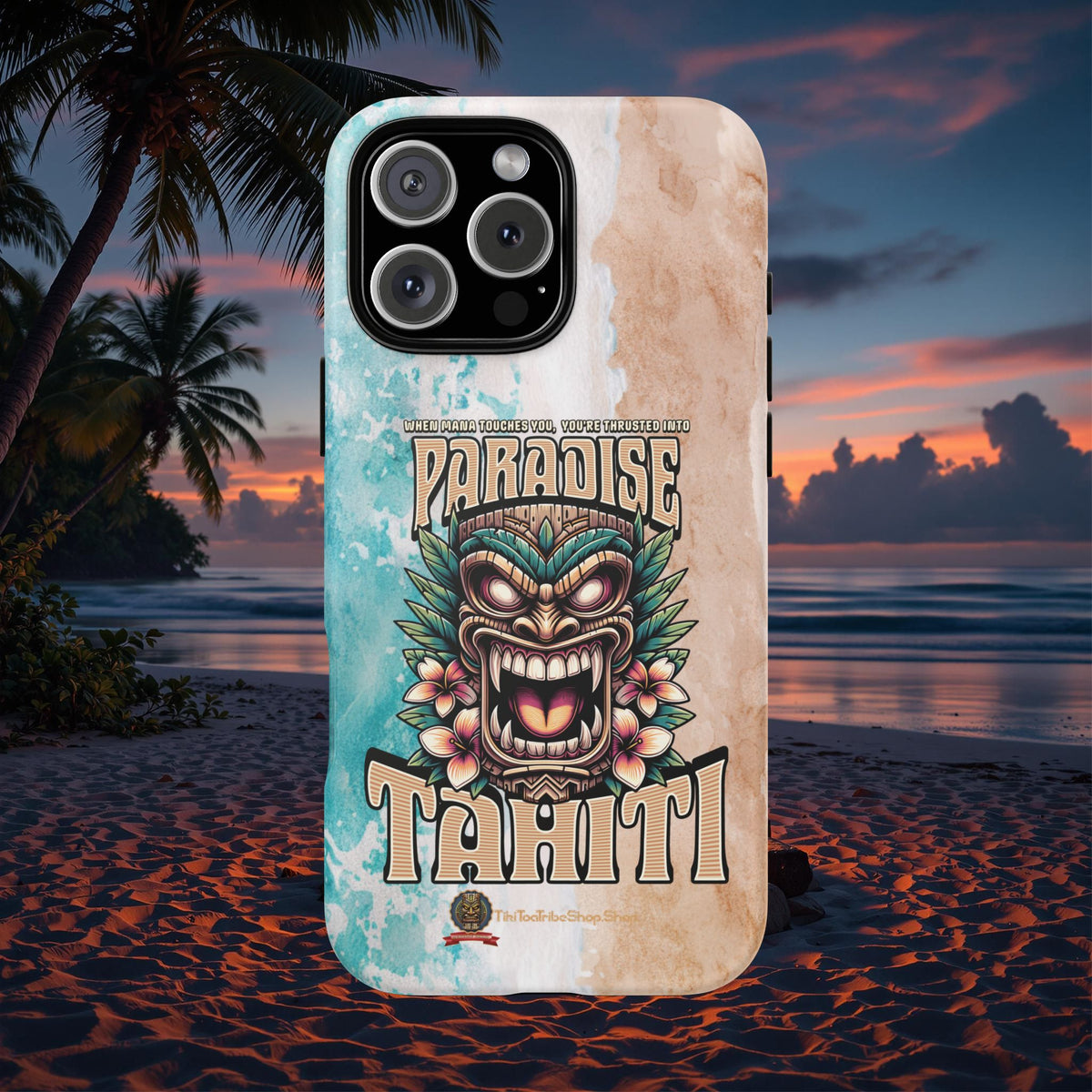 Tahiti – Coque Antichoc Premium Tiki Royal