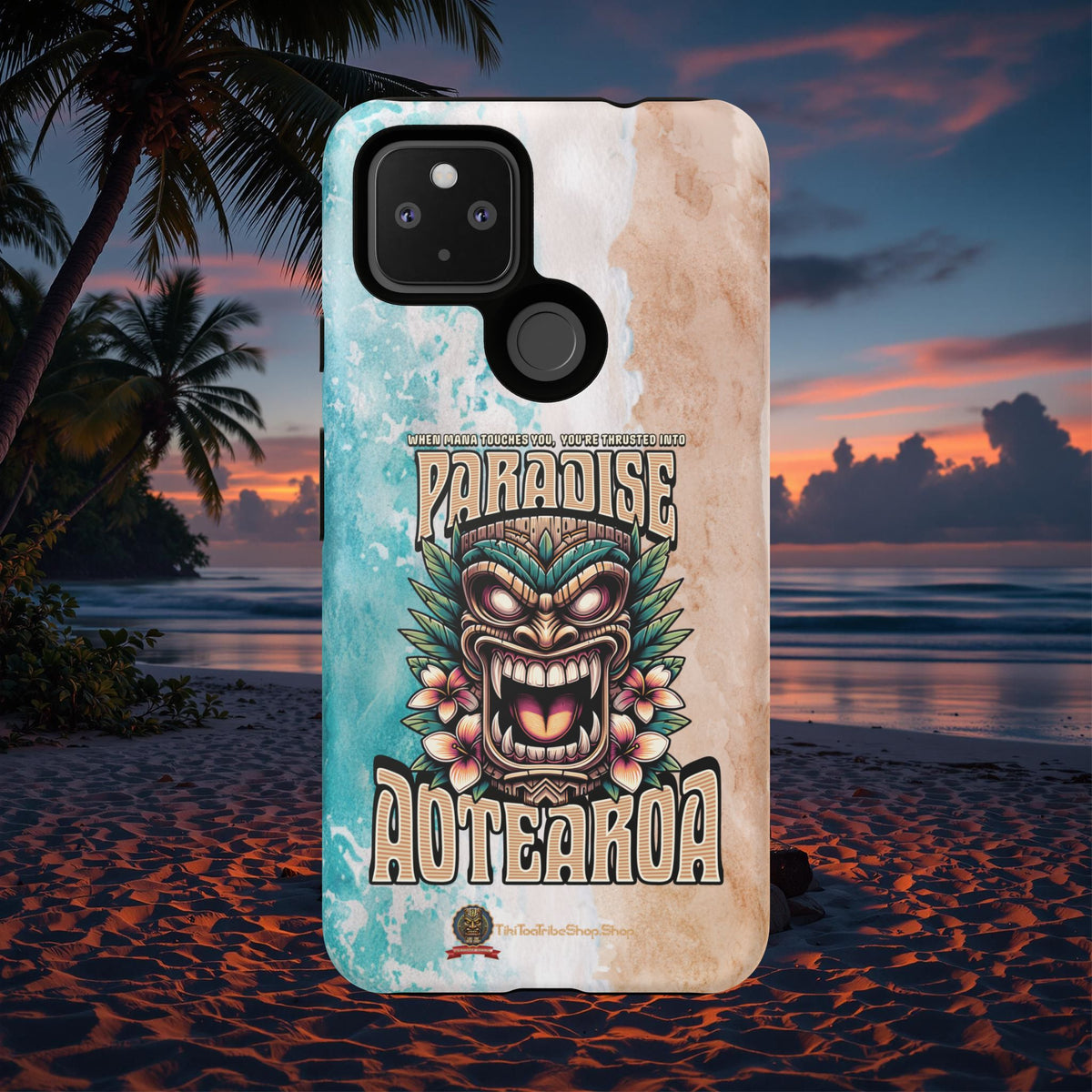 Aotearoa – Coque Antichoc Tiki Maori & Mana Ancestral