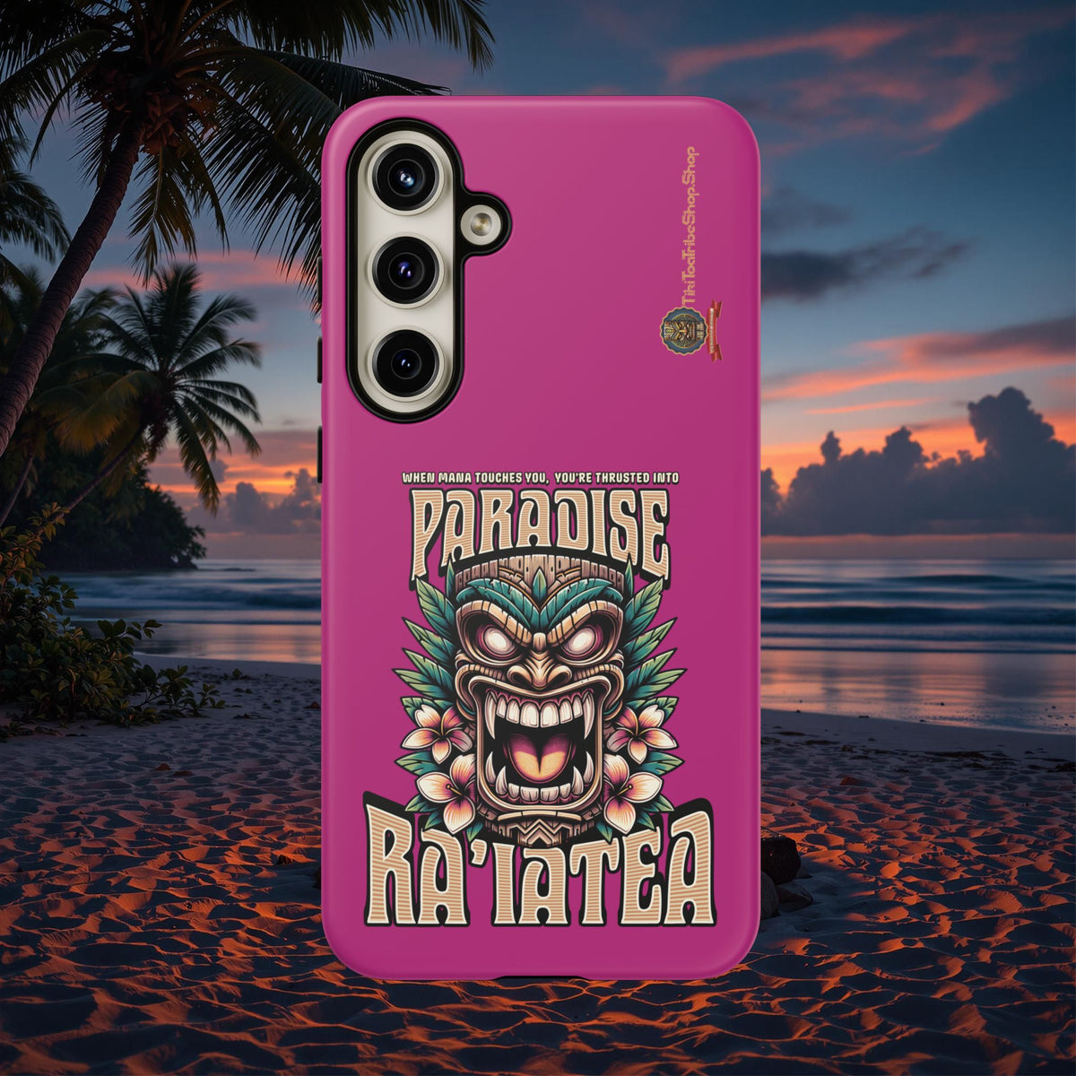 Ra’iatea – Coque Tiki Tribal de Protection Premium