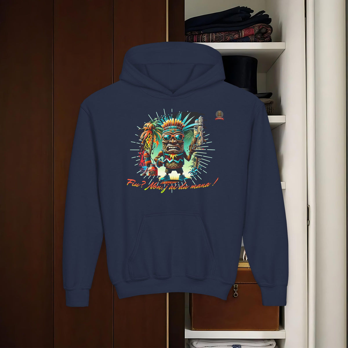 THE TIKI SPIRIT - Thick hooded sweatshirt for youth
