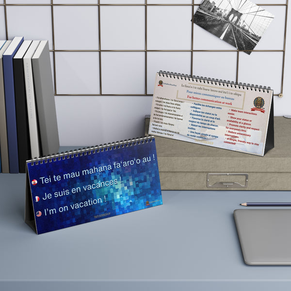 Statut de Bureau - Votre Signal de Tranquillité Multilingue !
