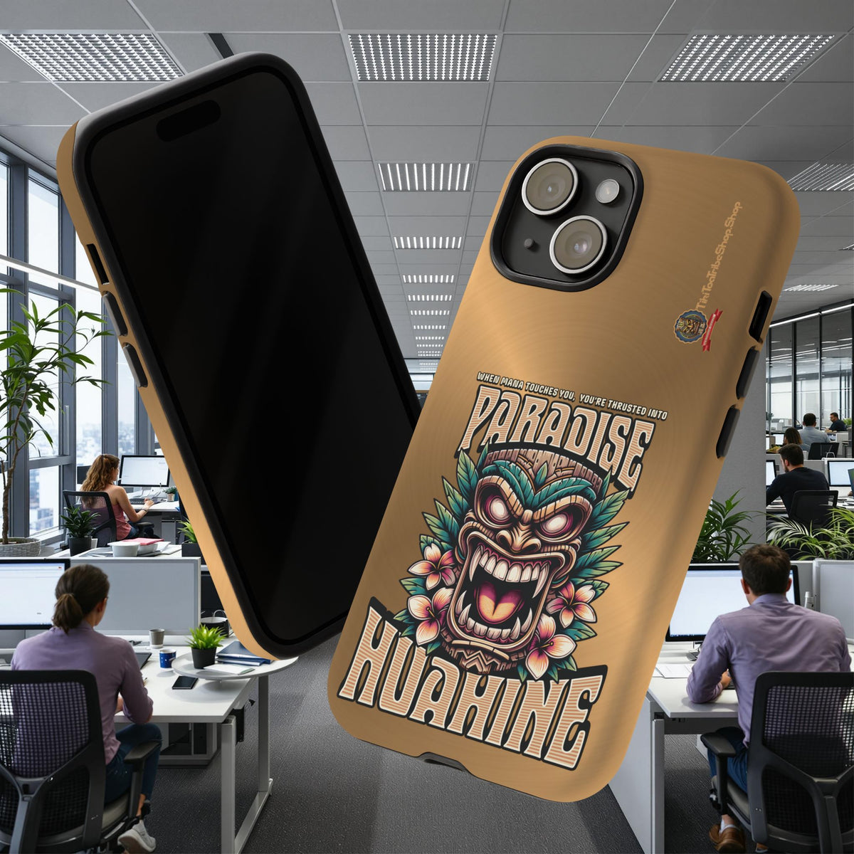 Huahine – Coque Antichoc Premium Tiki Fenua