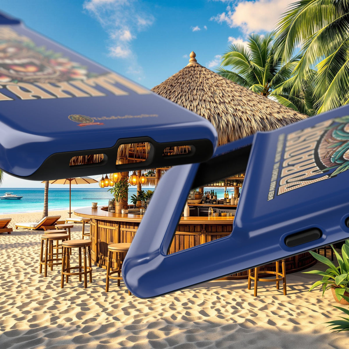 Tahiti – Coque Antichoc Premium Tiki Royal