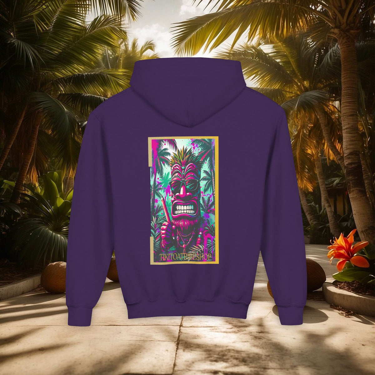 THE TIKI SPIRIT - Thick hooded sweatshirt for youth