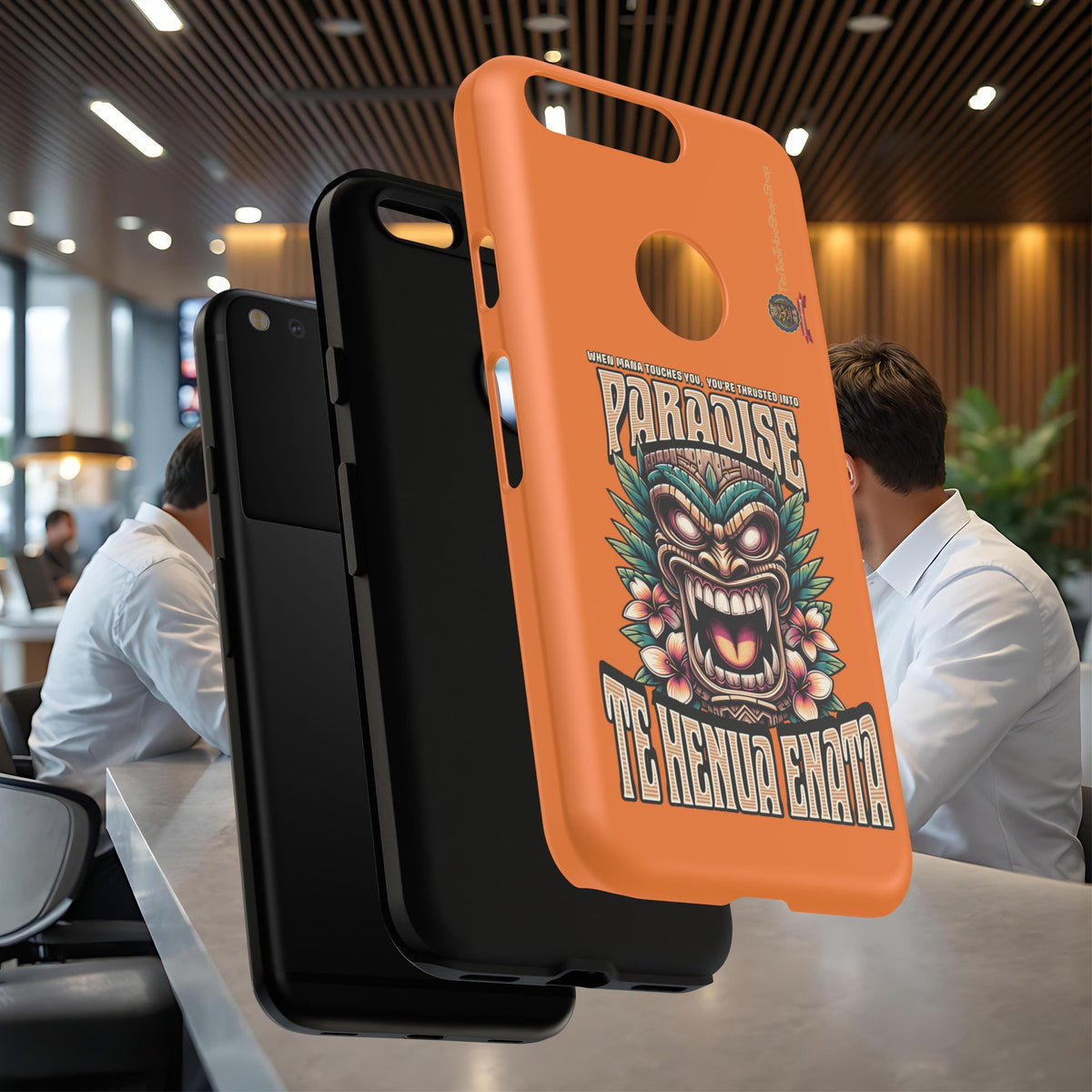 Te Henua Enata – Coque Antichoc Tiki Ancestral & Puissant