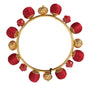 DOLCE &amp; GABBANA RUNWAY: Red and Gold Rose Charm Bracelet - Sicilia Natale Collection