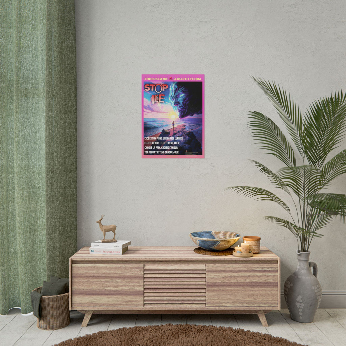 Posters Anti-ICE Polynésie – Affiches de Sensibilisation Contre la Drogue “Paruru i te ora – Brisons les chaînes de l’ICE”