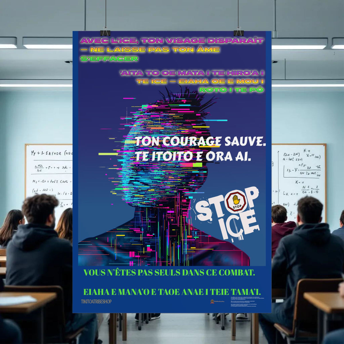 Posters Anti-ICE Polynésie – Affiches de Sensibilisation Contre la Drogue “Paruru i te ora – Brisons les chaînes de l’ICE”