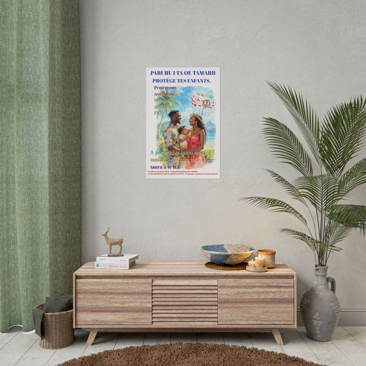 Posters Anti-ICE Polynésie – Affiches de Sensibilisation Contre la Drogue “Paruru i te ora – Brisons les chaînes de l’ICE”