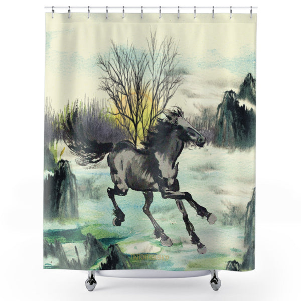 Esprit Libre - Art Orientale Cheval au Galop & Montagnes