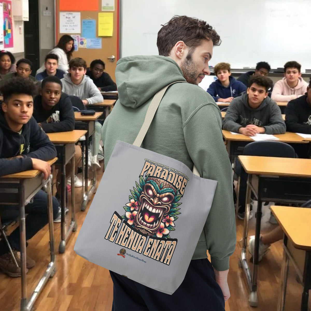 TE HENUA ENATA PARADISE Tote Bag