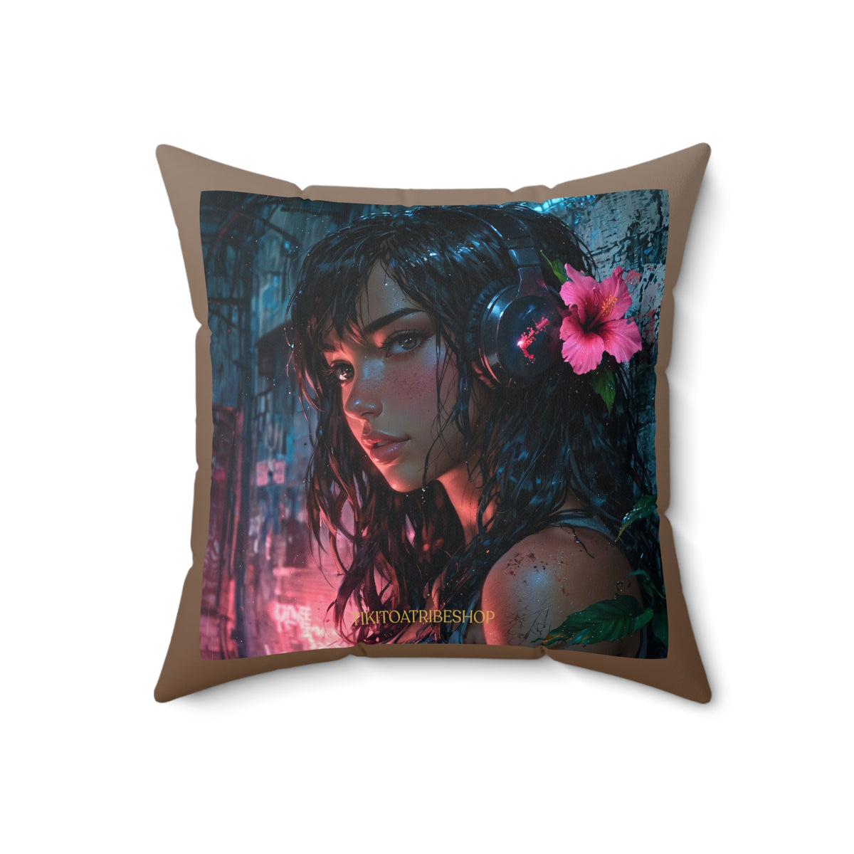 Cyberpunk Siren: Intense Gaze