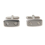 Boutons de Manchette Dolce & Gabbana "Design Industriel Plaqués Argent"