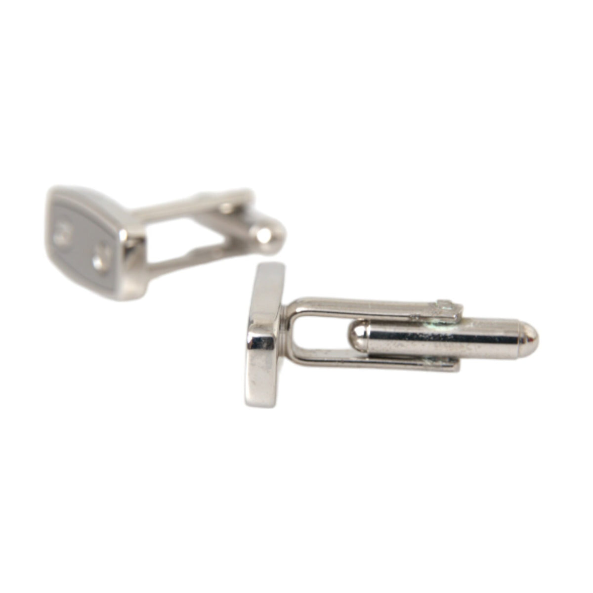 Boutons de Manchette Dolce & Gabbana "Design Industriel Plaqués Argent"
